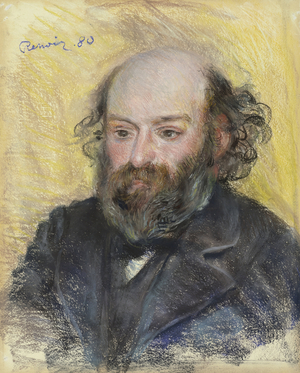 Portrait Of Paul Cezanne (1839-1906), 1880 (pastel on paper)