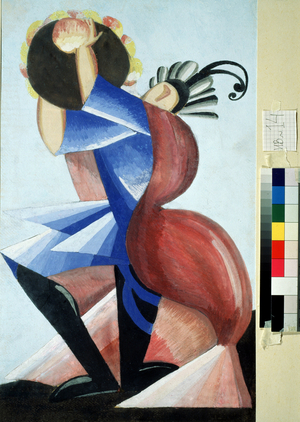 Theater costume for the "Romeo and Juliet" part of William Shakespeare, 1921 (gouache)