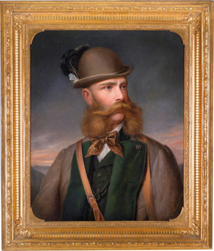 Portrait Of Francois Joseph I Of Austria (1830-1916), In Hunting Outfit, 1877 (oil on canvas)
