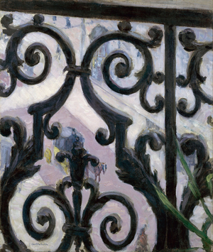VIew From A Balcony, 1880 (oil on canvas)