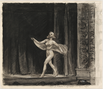 Study for 'The girlie show', 1941 (drawing)