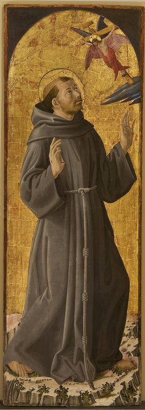 Saint Francois - Saint Francis Of Assisi (oil on wood)