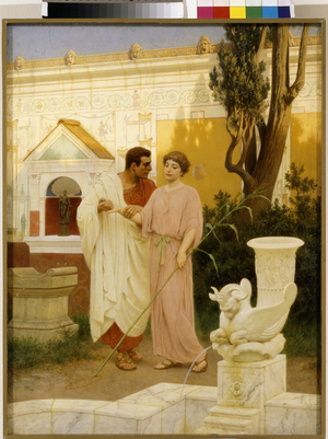 Question and answer, 1900 (oil on canvas)