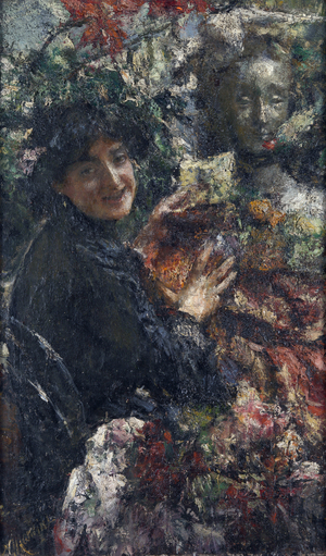 "Aurelia" Portrait Of A Roman Model Nicknamed The Cornacchia (Corneille), c.1906 (oil on canvas)