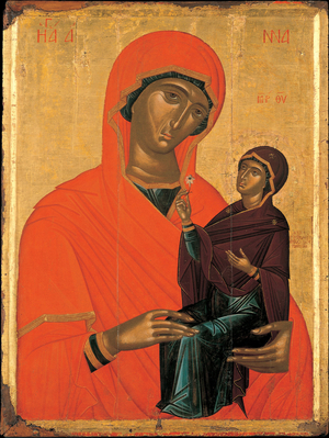 Saint Anne With The Virgin, c.1440-60 (tempera on panel)