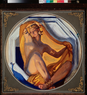 Siam, 1916 (tempera on cardboard)