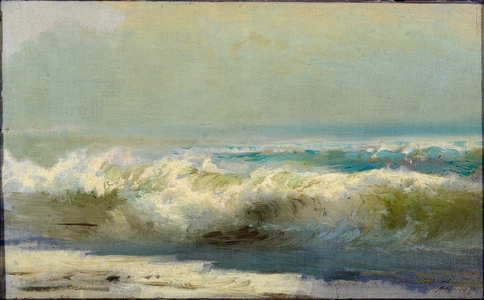 Surf In Yalta, 1871-72 (oil on canvas)