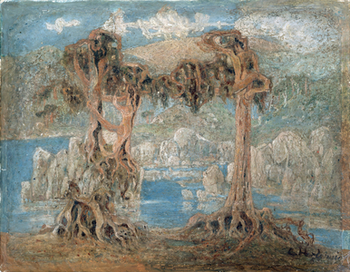 "Landscape" Trees Dechanes On The Seaside, Norvege, 1902 (painting)