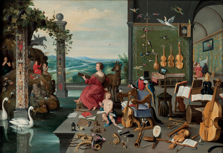 The Allegory of Hearing, c.1645 (oil on canvas)