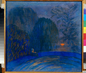 Moon motif, 1906 (tempera on canvas)
