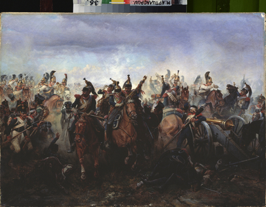 The Battle of Fre Champagne (Fere-Champenoise), 1891 (oil on canvas)