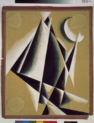 Construction, 1920-21 (gouache on cardboard)