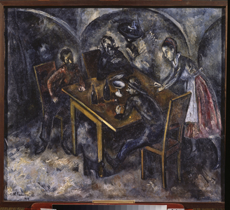 In A Tavern, 1919 (oil on canvas)