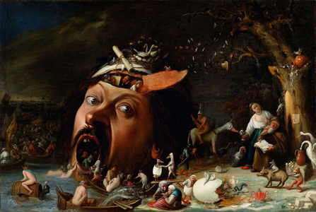 Baroque : The Temptation Of Saint Anthony, c.1650 (oil on canvas)