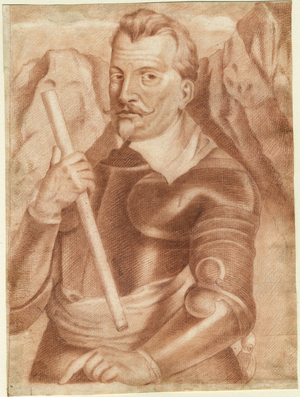 Albrecht von Wallenstein (or Waldstein) (1583-1634), 1630 (sanguine)