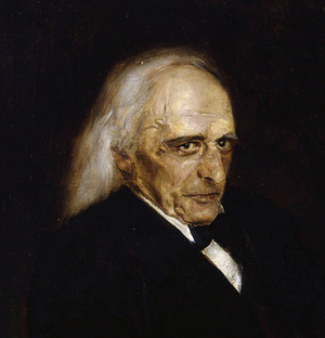 Portrait of Theodor Mommsen (1817-1903) Detail, 1897 (oil on cardboard)