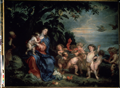 "Rest during the flight to Egypt or the Virgin with partridges", 1629-30