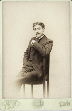 Marcel Proust, 1895 (b/w photo)