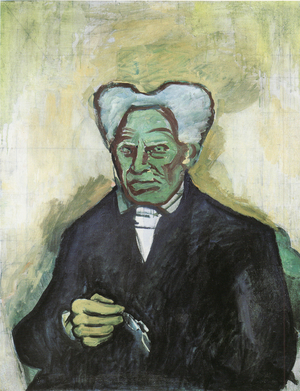 Portrait of Arthur Schopenhauer (1788-1860), 1908 (oil on canvas)