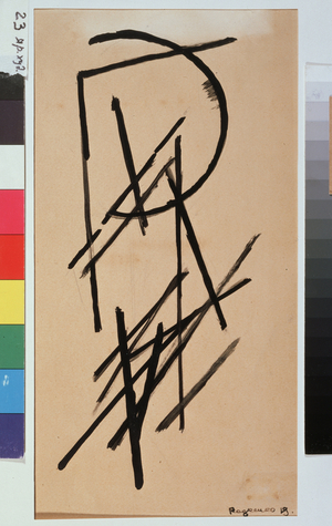 Composition, 1919 (ink on paper)