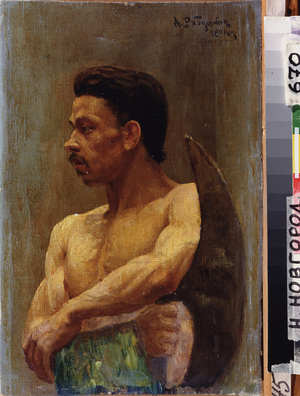 A Recruit, 1891 (oil on canvas)