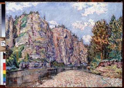 Les rives de la Ay (The banks of the Ay), 1917 (oil on canvas)
