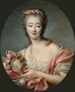 Jean Ne Becu, countess of Barry (1743-1793), 1770 (oil on canvas)
