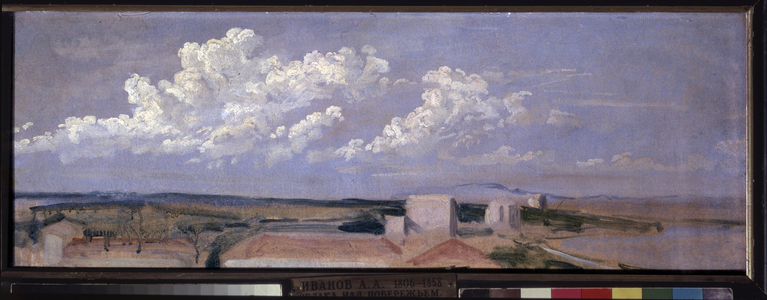 Clouds Over the Sea Coast, 1830-40 (oil on paper)