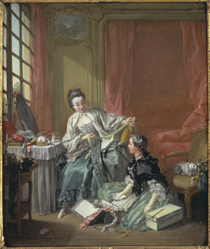 The Moder - The Milliner, 1746 (oil on canvas)