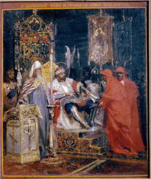 Alexandre Nevsky (or Neva, 1220-1263), 1876 (oil on canvas)