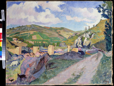 "The Roman bridge of Saint Maurice", 1909 (painting)