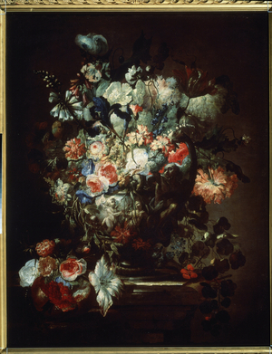 Flowers, 17th century (oil on canvas)