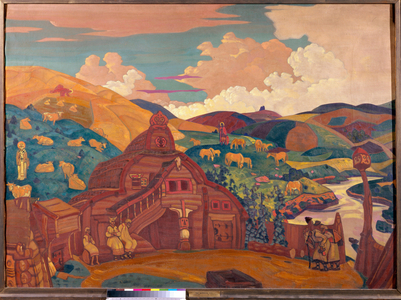 The Three Joys, 1916 (tempera)