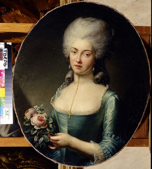 Portrait of the Countess Natalia Alexandrovna replied (Nee Kurakina, 1737-1798), 18th century (oil on canvas)