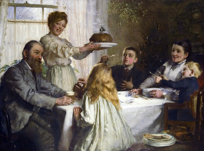 Christmas par Clark, James (1858-1943) (oil on canvas)