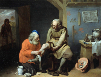 The Village Surgeon, 17th century (oil on canvas)