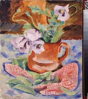Still life, pavots (Still Life, Poppyes), 1932 (gouache)