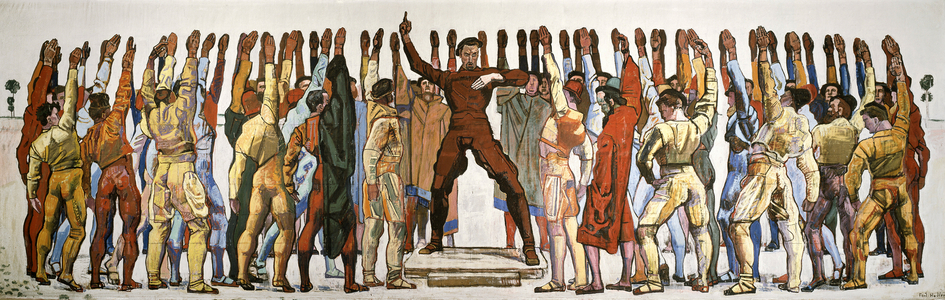 Unanimity (The Oath). Second Version, 1912-13 (oil on canvas)