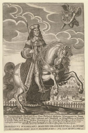 Frederic-Guillaume I of Brandenburg, 1680 (copper engraving)
