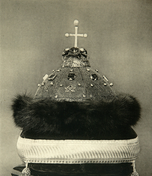 Monomach hat (monomaque), 1884 (photogravure)