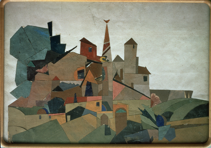 An eastern city (Oriental Town), 1917 (collage)