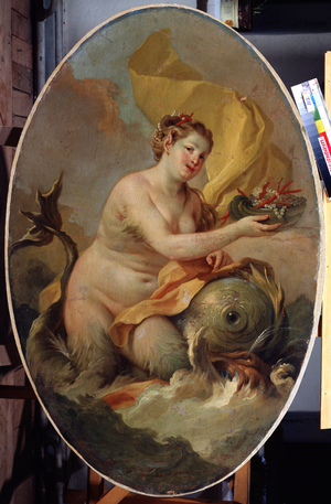 NYMPHE (NYMPH), 1768 (oil on canvas)