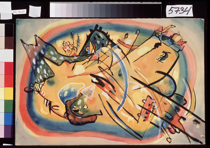 Composition, Landscape, 1915 (ink on paper)