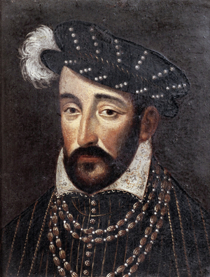 Portrait of King Henry II of France, 1683 (oil on wood)