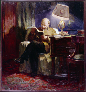 Lenine (Vladimir Ilich Oulianov, 1870-1924), 1957 (oil on canvas)