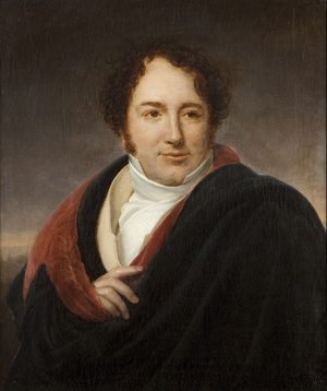Portrait of the Opera Singer Luigi Lablache (1794-1858) (oil on canvas)