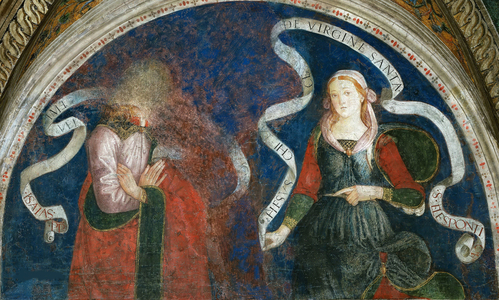 The Prophet Isaiah and the Hellespontine Sibyl, 1492-1495 (fresco)