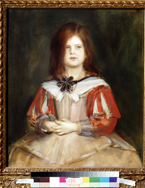 Portrait Of Gabriella Lenbach (Painter's Daughter), 1898 (oil on canvas)