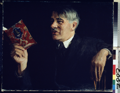 Portrait Of The Writer Kornei Tchoukovski (Chukovsky) (1882-1969), 1935 (paint)
