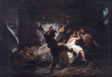 Scene extracted from Don Quixote de Cervantes - Scene from Don Quijote de la Mancha, 1868-1870 (oil on canvas)